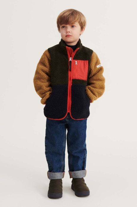 Дитяча кофта Liewood колір коричневий однотонна (3442013)