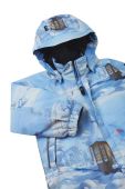 Дитячий зимовий комбінезон Reima Moomin Lyster колір блакитний