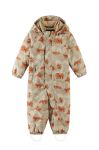 Дитячий зимовий комбінезон Reima Puhuri колір бежевий