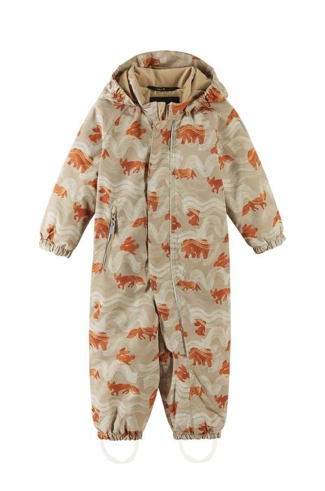Дитячий зимовий комбінезон Reima Puhuri колір бежевий