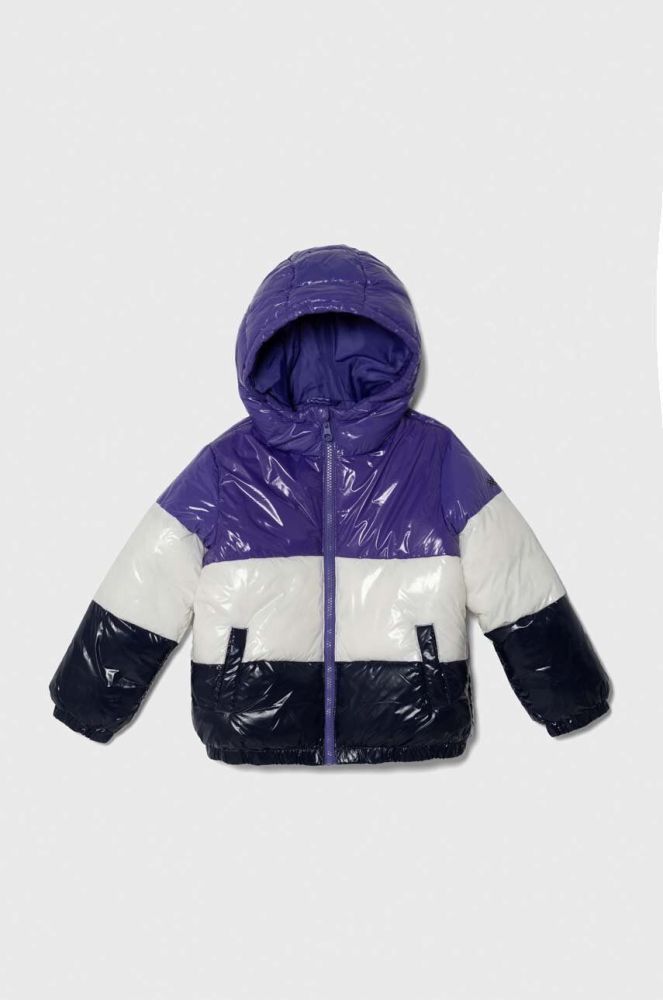 Дитяча куртка United Colors of Benetton колір фіолетовий (3515556)