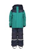 Дитячий зимовий комбінезон Didriksons SKARE KIDS SET колір зелений