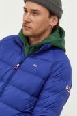 Пухова куртка Tommy Jeans чоловіча колір синій зимова (3325013)