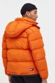 Пухова куртка Tommy Jeans чоловіча колір помаранчевий зимова