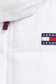 Пухова куртка Tommy Jeans чоловіча колір білий зимова (3281808)