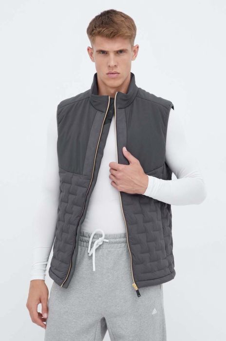 Пухова безрукавка Boss Green BOSS GREEN чоловіча колір сірий зимова