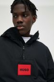 Куртка HUGO чоловіча колір чорний перехідна (3385889)
