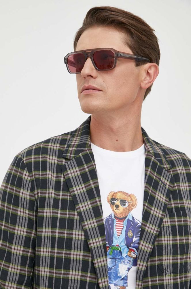 Бавовняний піджак Polo Ralph Lauren колір зелений