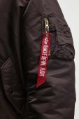 Двостороння куртка-бомбер Alpha Industries MA-1 чоловіча колір коричневий перехідна