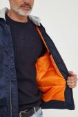 Куртка-бомбер Alpha Industries MA-1 ZH Back EMB чоловіча колір синій зимова oversize