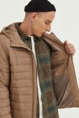 Куртка Quiksilver чоловіча колір коричневий перехідна
