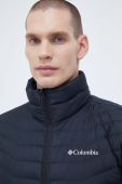 Пухова куртка Columbia чоловіча колір чорний зимова