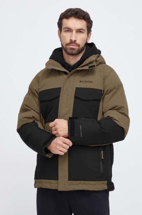 Куртка Columbia чоловіча колір коричневий перехідна (3493009)