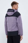 Куртка Columbia чоловіча колір фіолетовий перехідна