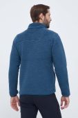 Кофта Columbia чоловіча колір бірюзовий однотонна