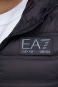 Пухова куртка EA7 Emporio Armani чоловіча колір чорний перехідна (3454322)