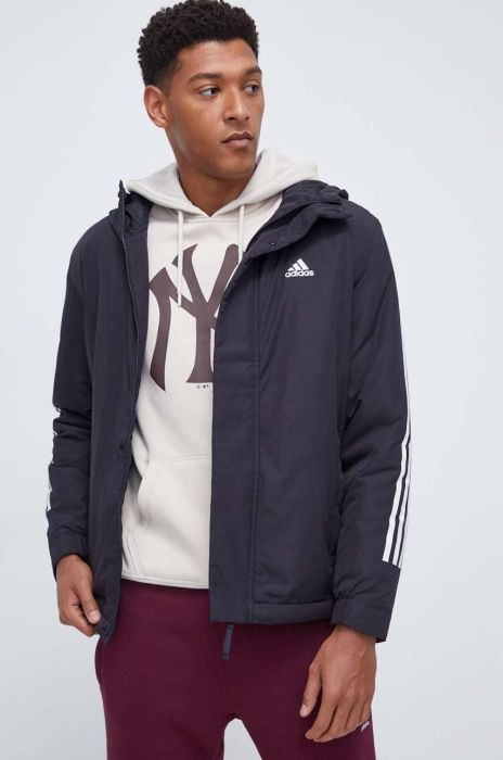 Куртка adidas чоловіча колір чорний перехідна (3625499)