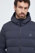 Пухова куртка adidas чоловіча колір чорний зимова (3629816)