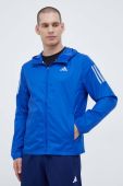 Вітровка adidas Performance Own the Run перехідна колір блакитний