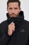 Пухова куртка adidas чоловіча колір чорний зимова (3319722)