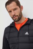 Пухова куртка adidas чоловіча колір чорний перехідна (3609990)