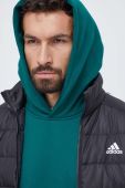 Пухова куртка adidas чоловіча колір чорний зимова (3598025)