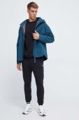 Куртка adidas чоловіча колір бірюзовий перехідна