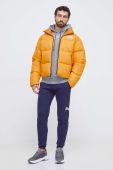 Пухова куртка The North Face чоловіча колір жовтий зимова (3638716)