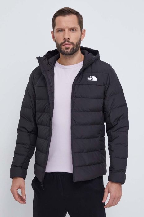 Пухова куртка The North Face чоловіча колір чорний перехідна (3674211)