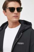 Двостороння куртка Armani Exchange чоловіча колір чорний перехідна