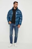 Пухова куртка Armani Exchange чоловіча зимова колір блакитний