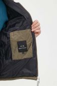 Пухова куртка Armani Exchange чоловіча колір зелений зимова (3351534)