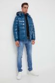 Куртка Guess чоловіча зимова колір блакитний