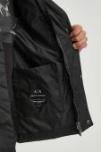 Куртка Armani Exchange чоловіча колір чорний зимова oversize