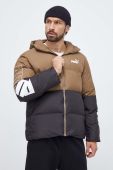 Куртка Puma чоловіча колір коричневий зимова