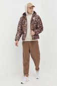 Куртка Karl Kani чоловіча колір коричневий зимова