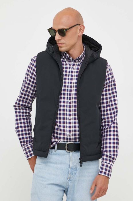 Безрукавка Paul&Shark чоловічий колір чорний зимовий