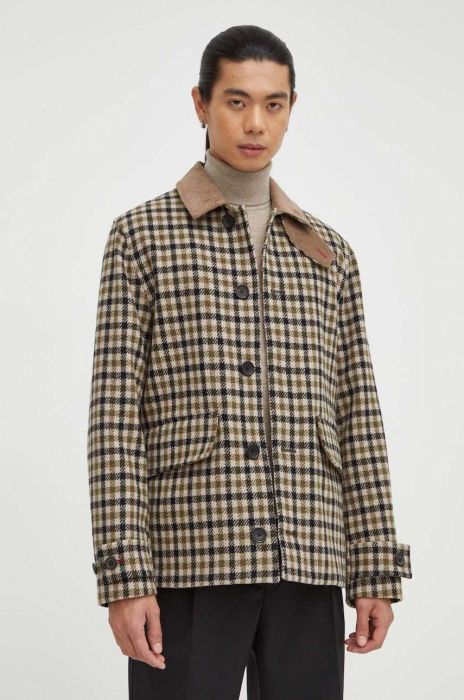 Куртка PS Paul Smith чоловіча колір бежевий перехідна