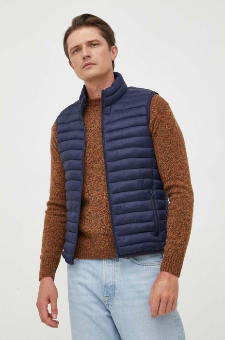 Безрукавка United Colors of Benetton чоловічий колір синій перехідний (3533526)