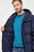 Пухова куртка United Colors of Benetton чоловіча колір синій зимова