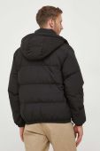 Пухова куртка United Colors of Benetton чоловіча колір чорний зимова oversize