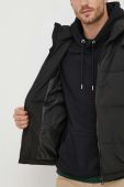 Пухова куртка United Colors of Benetton чоловіча колір чорний зимова oversize