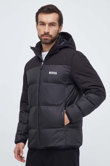 Пухова куртка Boss Green BOSS GREEN чоловіча колір чорний зимова