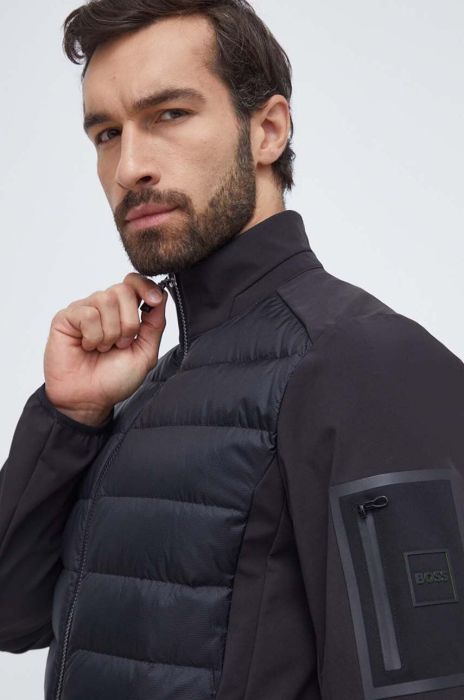 Куртка Boss Green BOSS GREEN чоловіча колір чорний перехідна