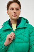 Куртка United Colors of Benetton чоловіча колір зелений зимова oversize