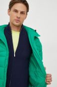 Куртка United Colors of Benetton чоловіча колір зелений зимова oversize