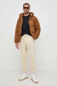 Куртка Tommy Hilfiger чоловіча колір коричневий зимова (3533551)