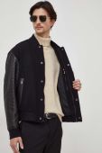 Куртка-бомбер BOSS чоловічий колір чорний перехідна (3683755)