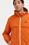 Куртка Tommy Jeans чоловіча колір помаранчевий зимова