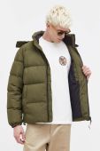 Пухова куртка Tommy Jeans чоловіча колір зелений зимова (3650877)